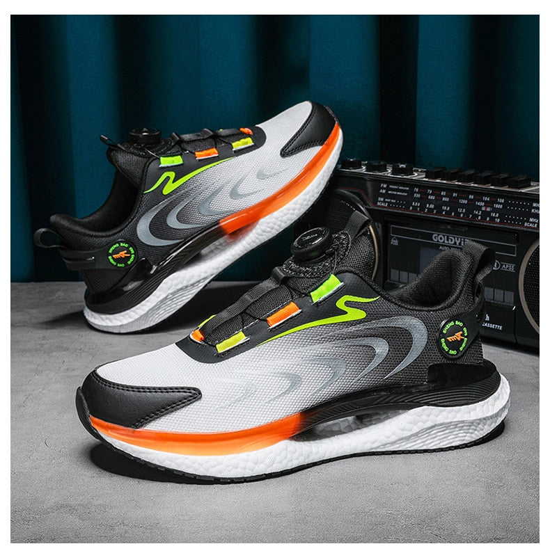Creative Automatic Lace Up Breathable Shoes - Image 8