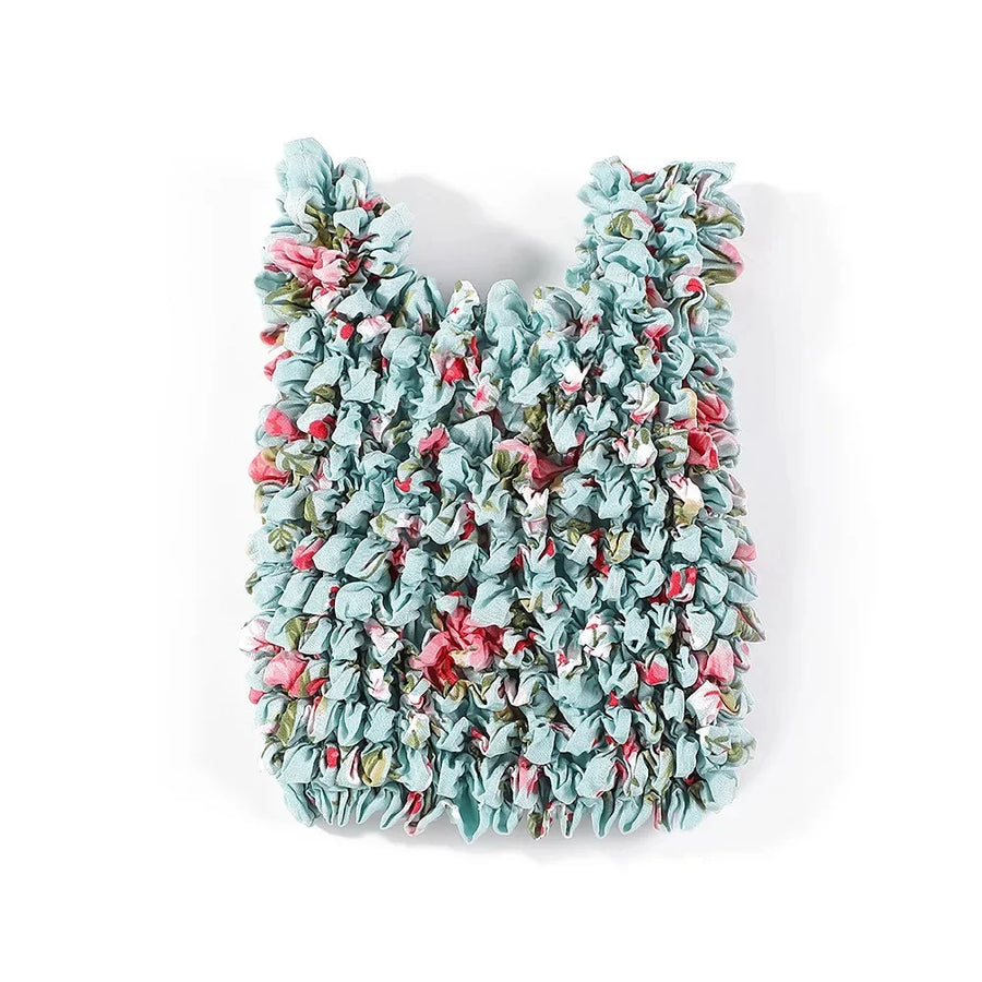 Floral Stretch Shopper Mini Elastic Bag - Image 6
