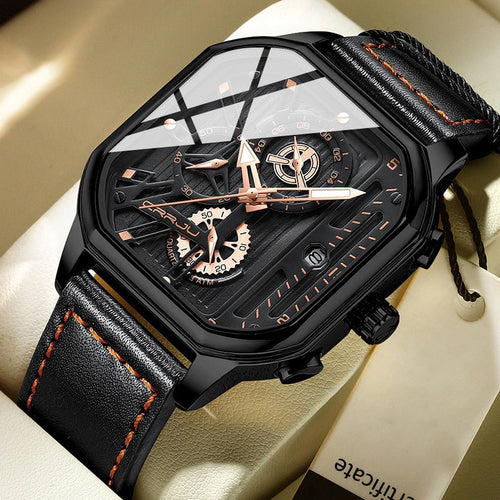Wavefront Timely Square Waterproof Watch - Image 0