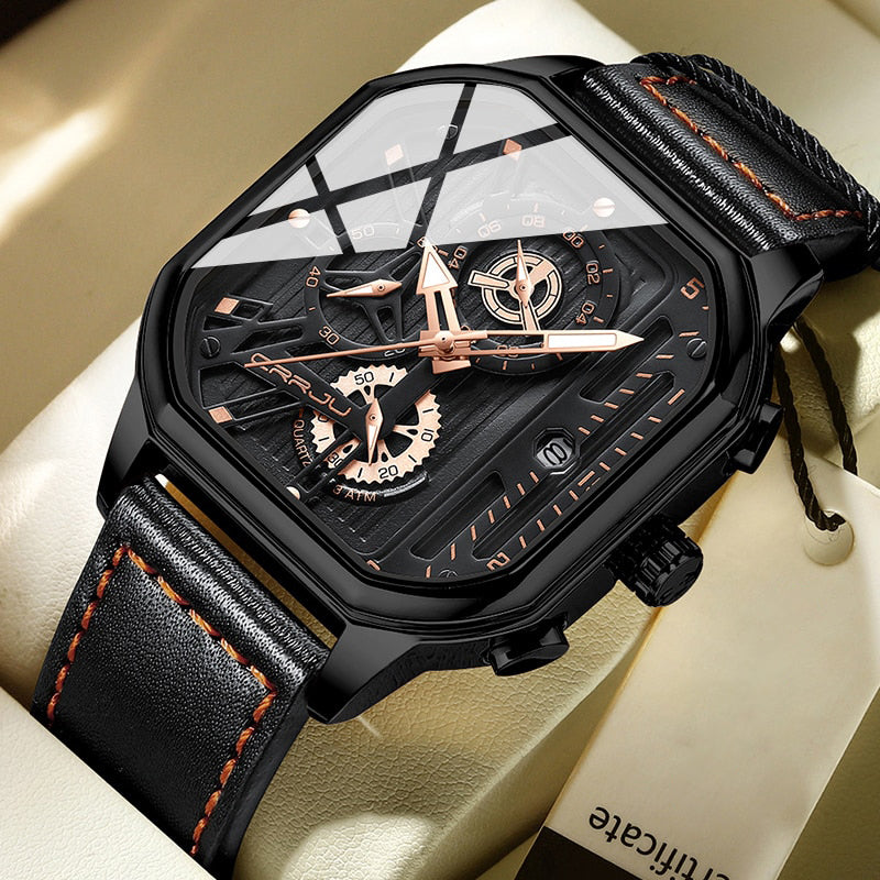 Wavefront Timely Square Waterproof Watch - Image 0