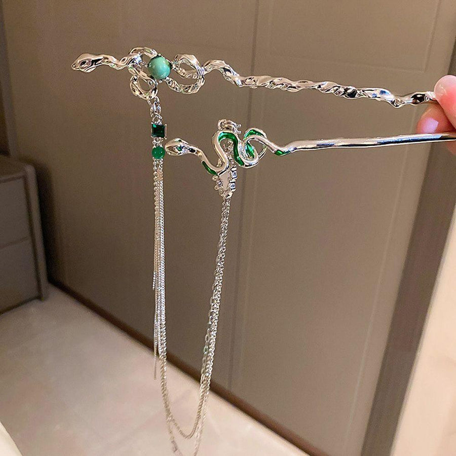 Ancient Style Vintage Double Hair Sticks - Image 10