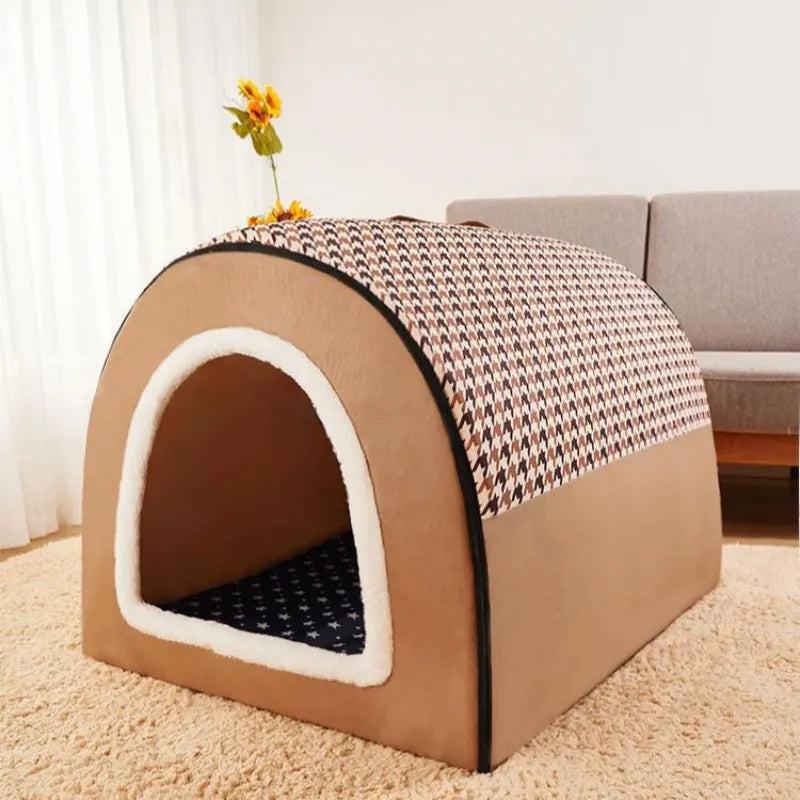 Foldable Cozy Nest Large Pet House - Image 6