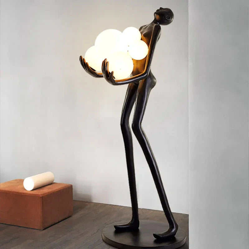 Modern Art Humanoid Sculpture Floor Lamp - Image 5