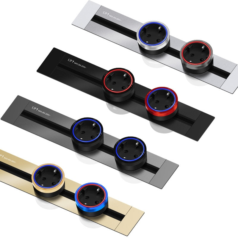 Multiple Power Electric Extension Socket Track - Image 3