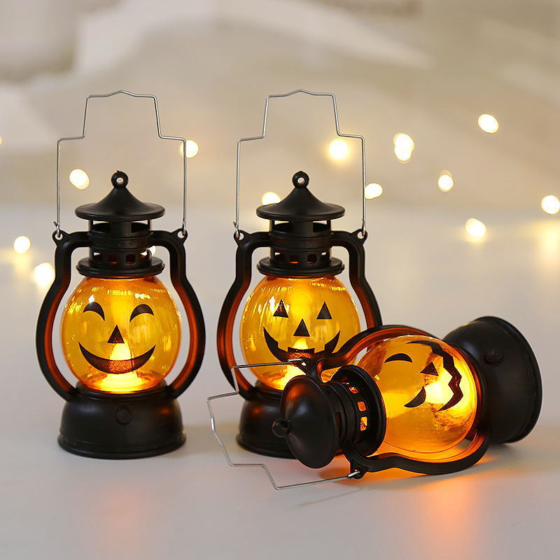 Mini Halloween Scary Pumpkin Hanging Lamp - Image 2