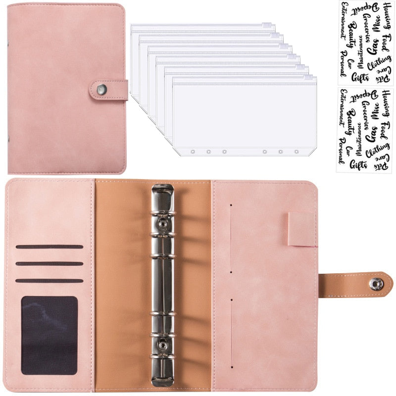 Financial Planner Leather Multi Pocket Bill Organizer Notebook - Image 11