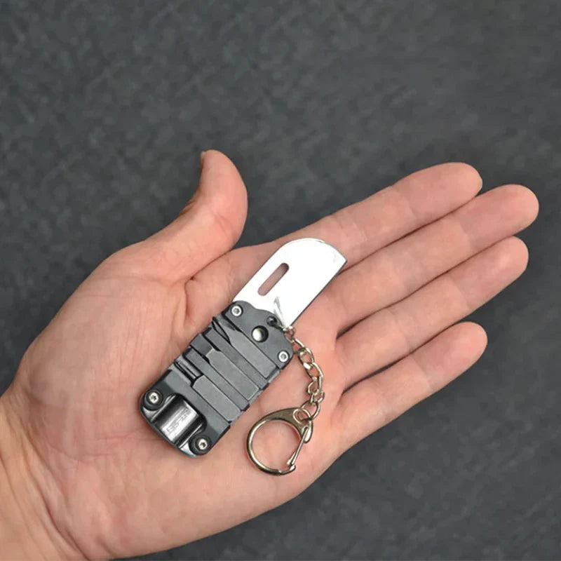 Mini Folding Knife Portable Keychain Tool - Image 3