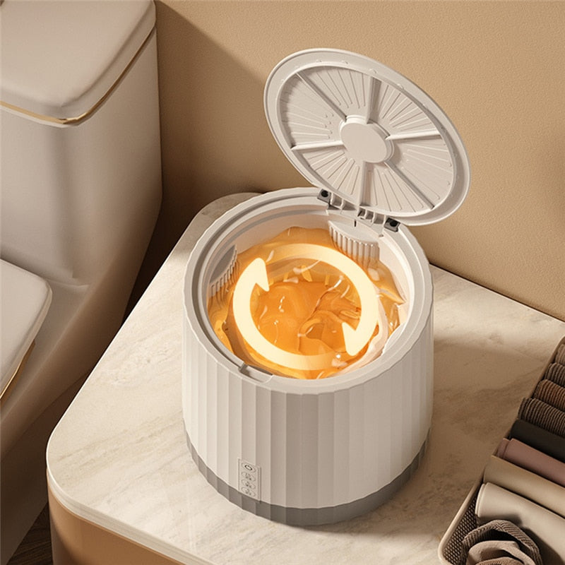 4L Mini Portable Rotating Turbine Washing Machine - Image 2