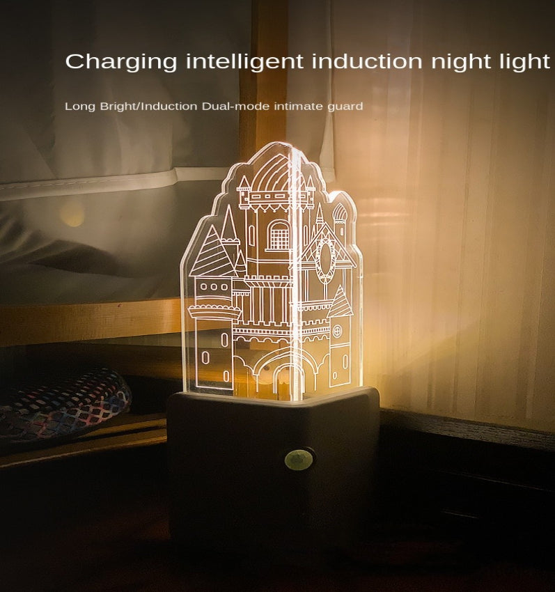 3D LED Rechargeable Wall Night Lamp - Image 6