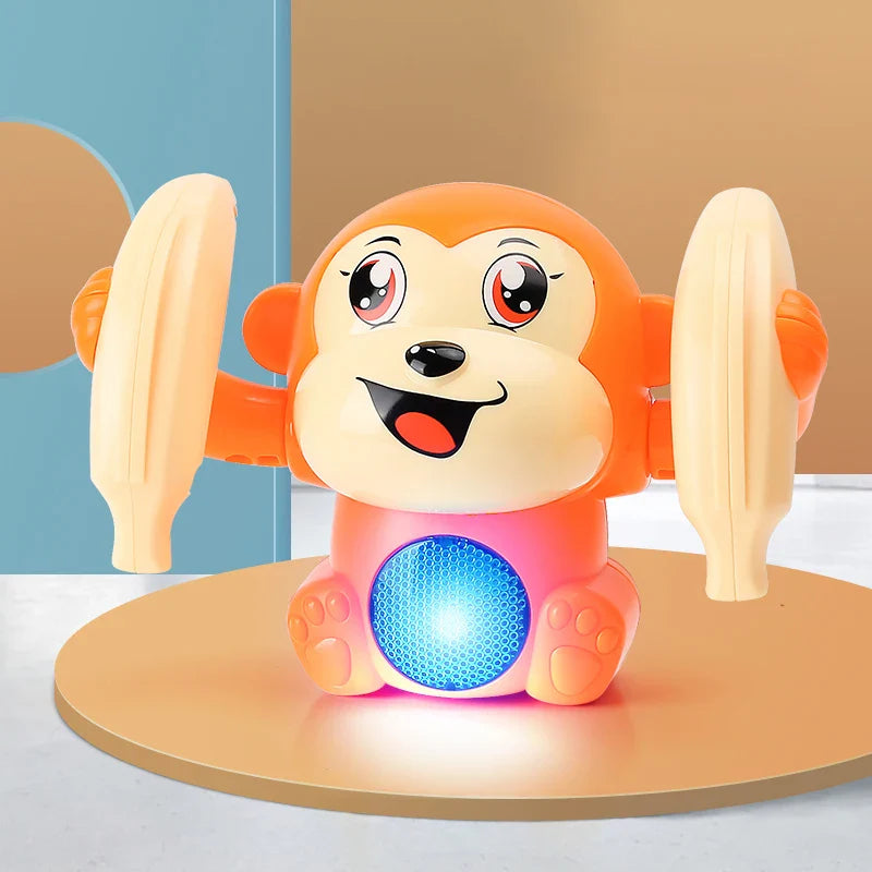 Interactive Monkey Rolling Light-Up Musical Toy - Image 5