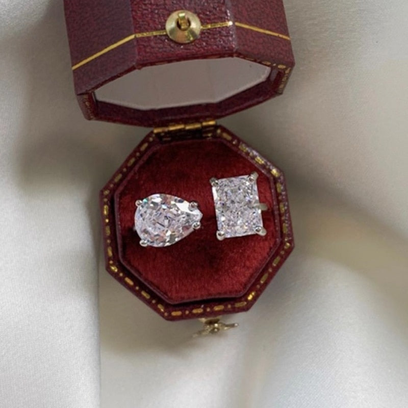 Water Drop Zircon Chic Adjustable Ring - Image 15
