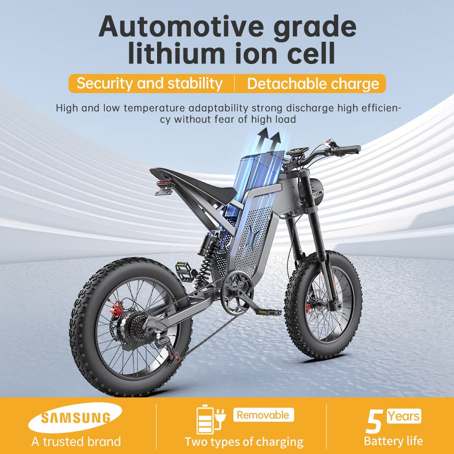 Mountain Monster Snow Electric Bike - Image 1