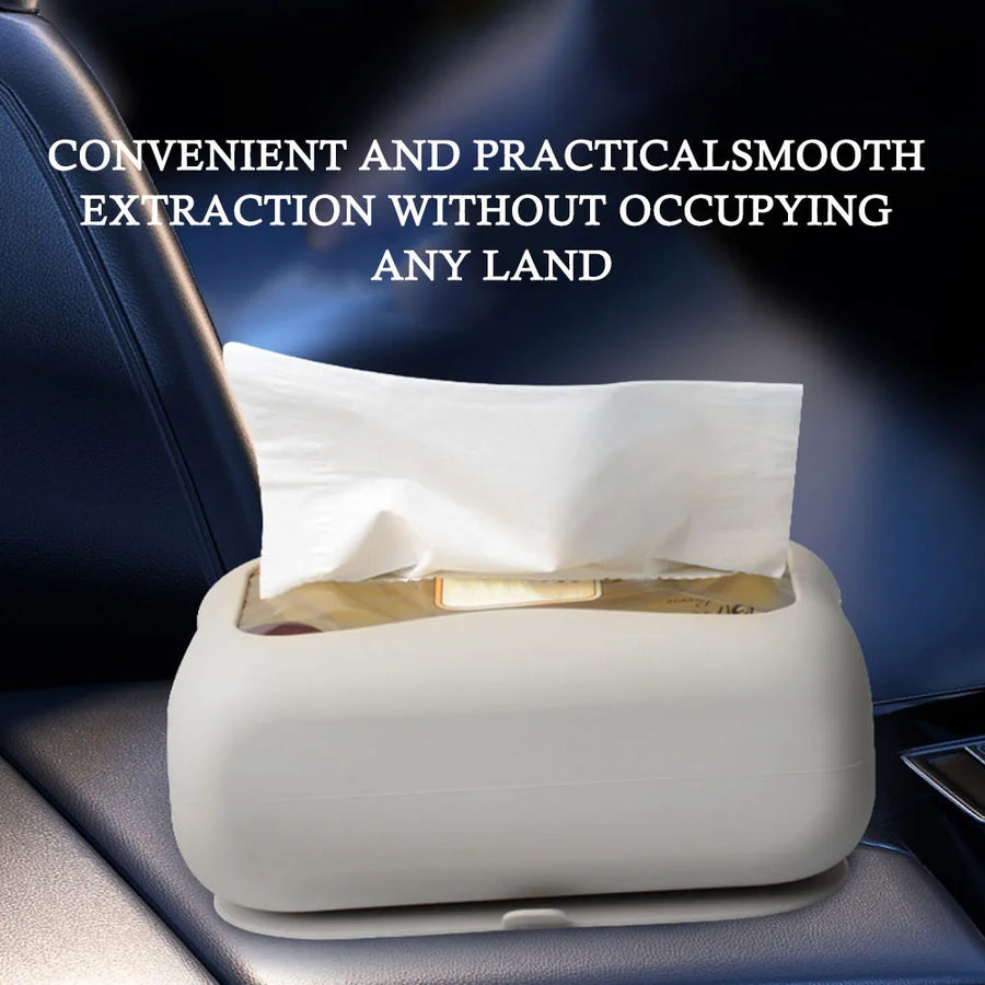 Minimalist Design Suction Wall-Mounted Tissue Dispenser - Image 3