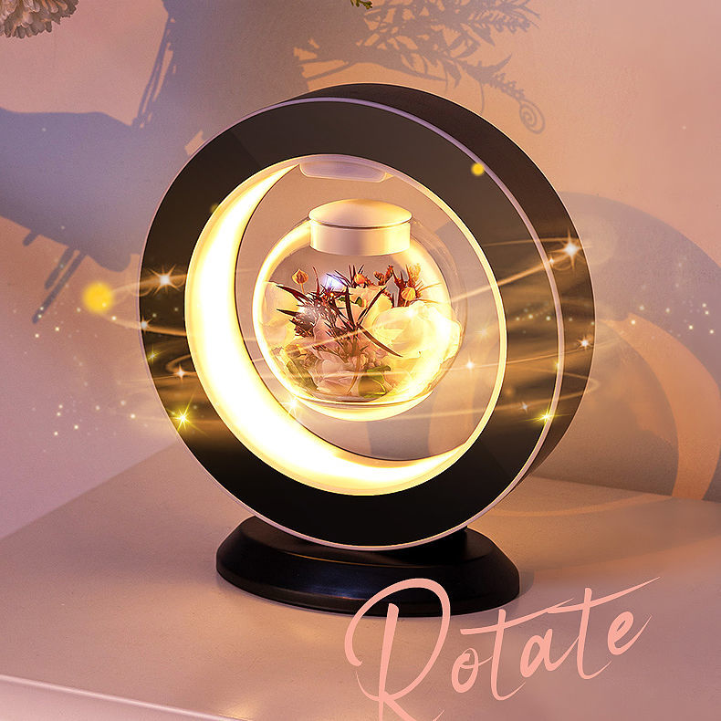 Magnetic Love Forever Levitating Flower Lamp - Image 1