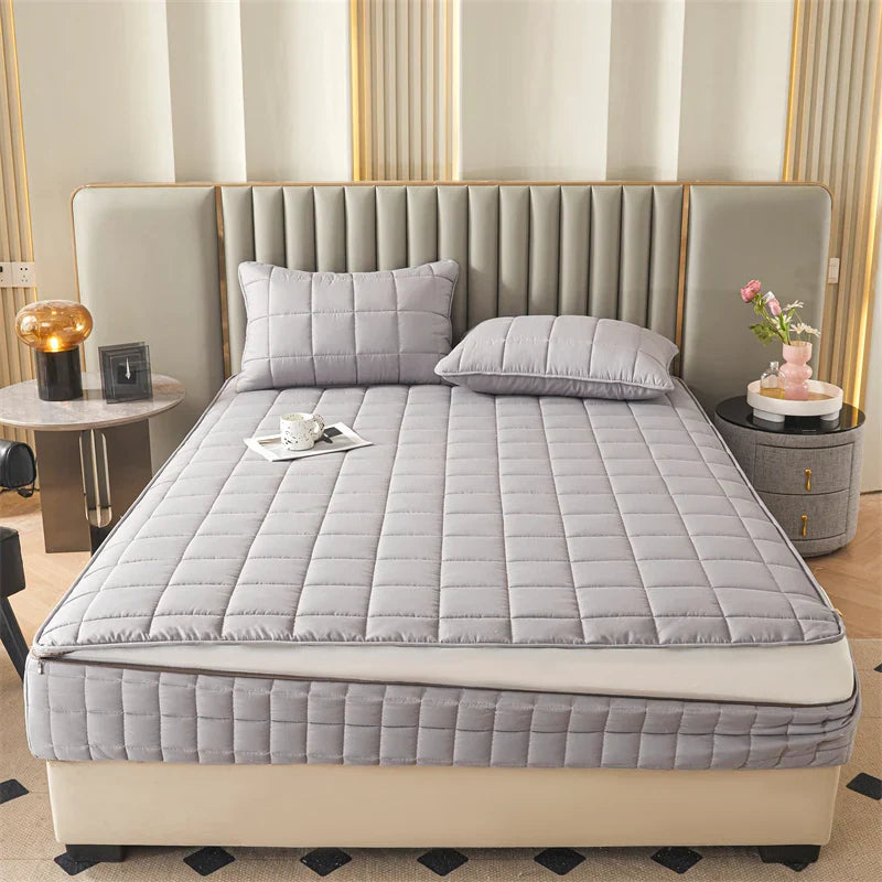 Premium Breathable Noiseless Waterproof Zip Mattress Protector - Image 8