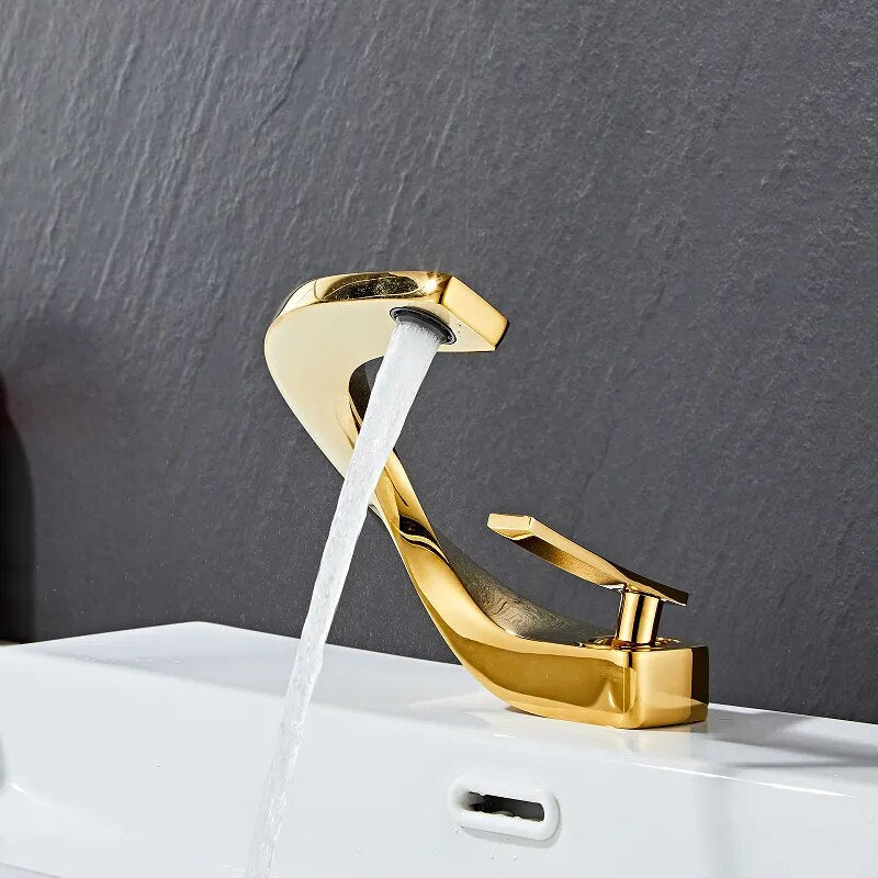 Nordic Arch Artistic Deck Mounted Faucet - Image 2