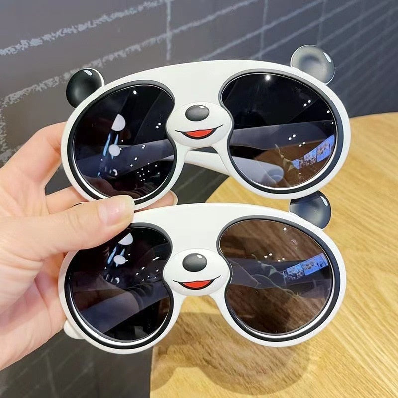 Cute Panda Soft Bracket Kids Sunglasses - Image 0