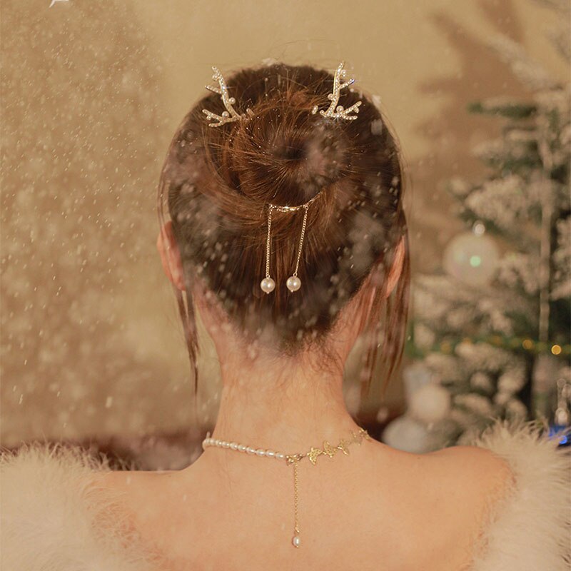 Romance Antler Ponytail Holder Hair Clip - Image 6