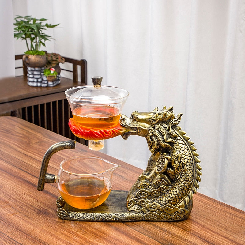 Mystic Golden Dragon Teapot - Image 10