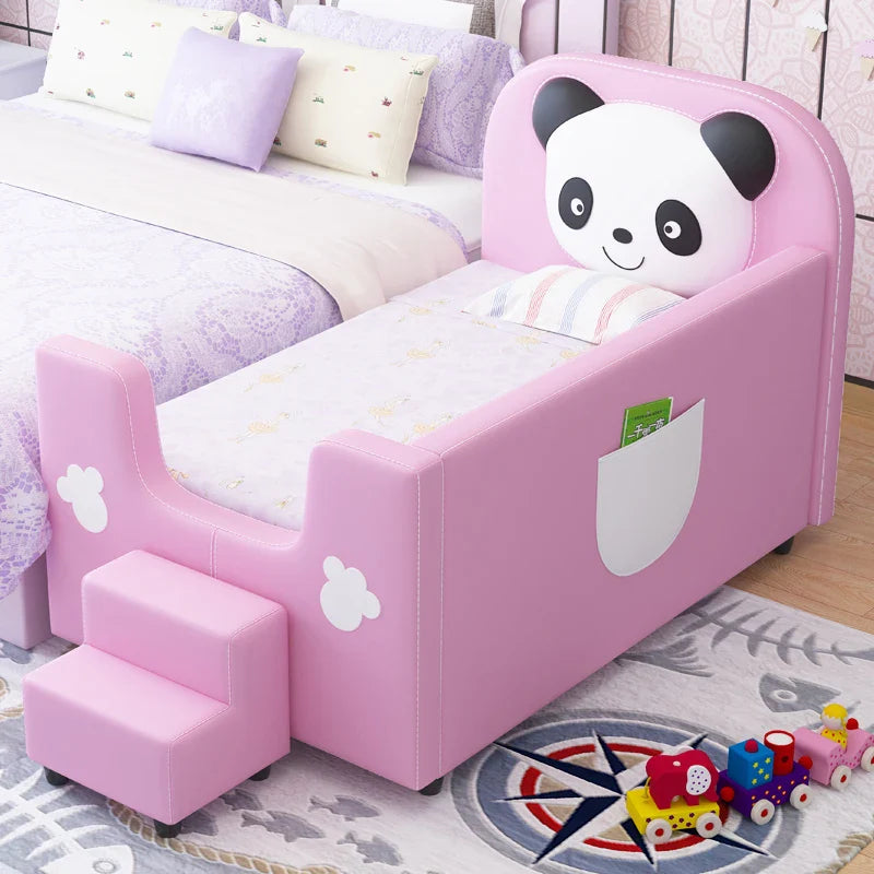 Cute Panda Easy Access Bedside Toddler Bed - Image 1
