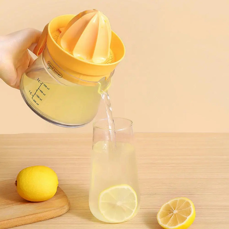 Dual Press Hand Powered Effortless Lemon Fruit Juicer - Image 4