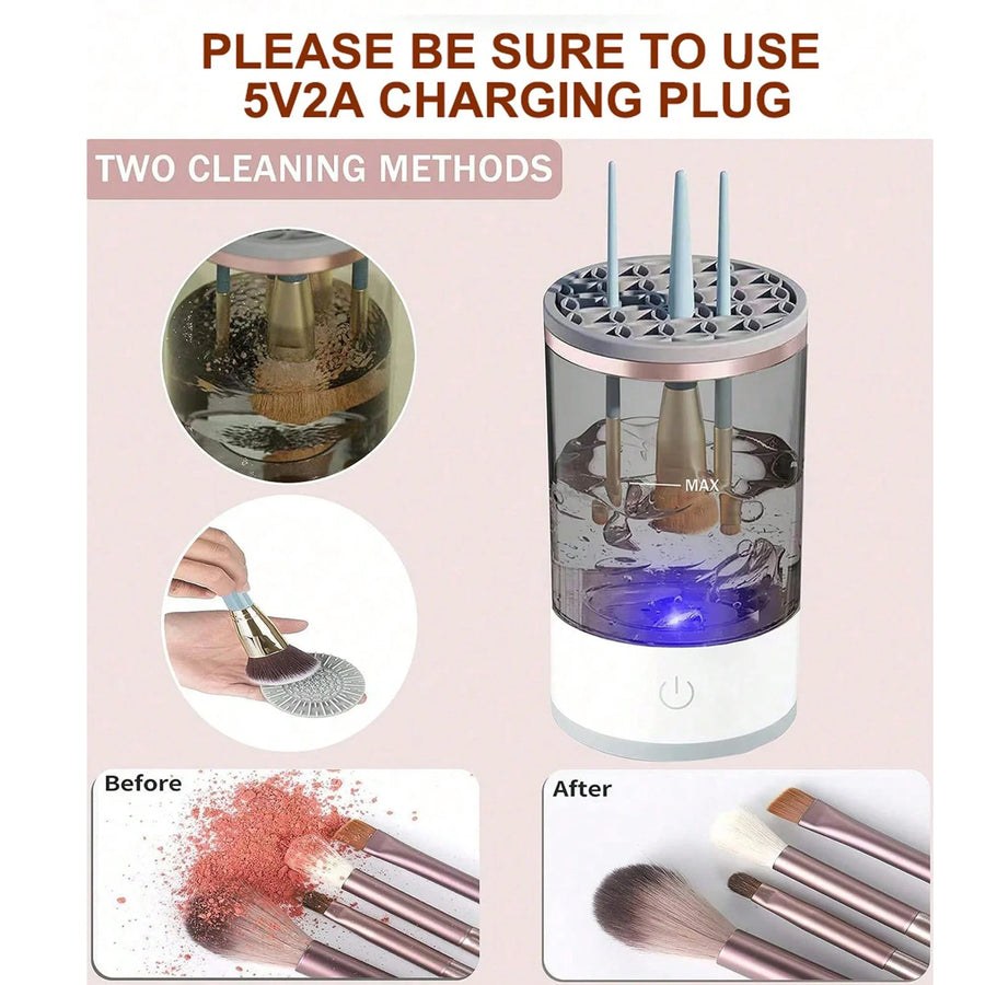 Dustproof Fast USB Automatic Makeup Cleaner - Image 3