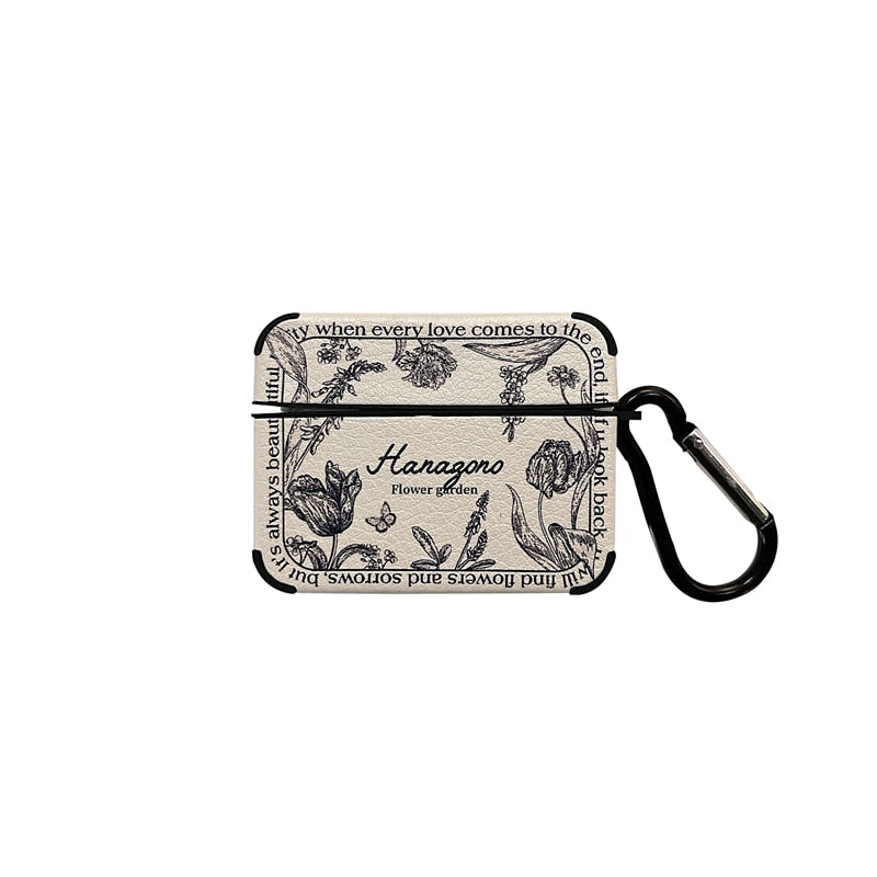 Artistic Flower Leather Airpods Case - Image 7