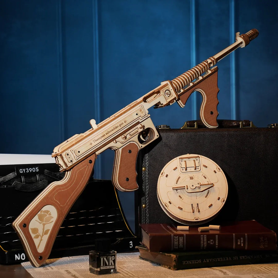 3D Wooden Model Toy Gun Assembly Set - Image 4