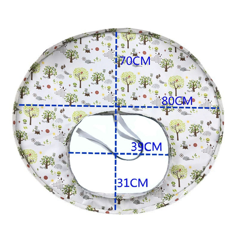 Meal Time Canvas Baby Eating Table Mat - Image 1