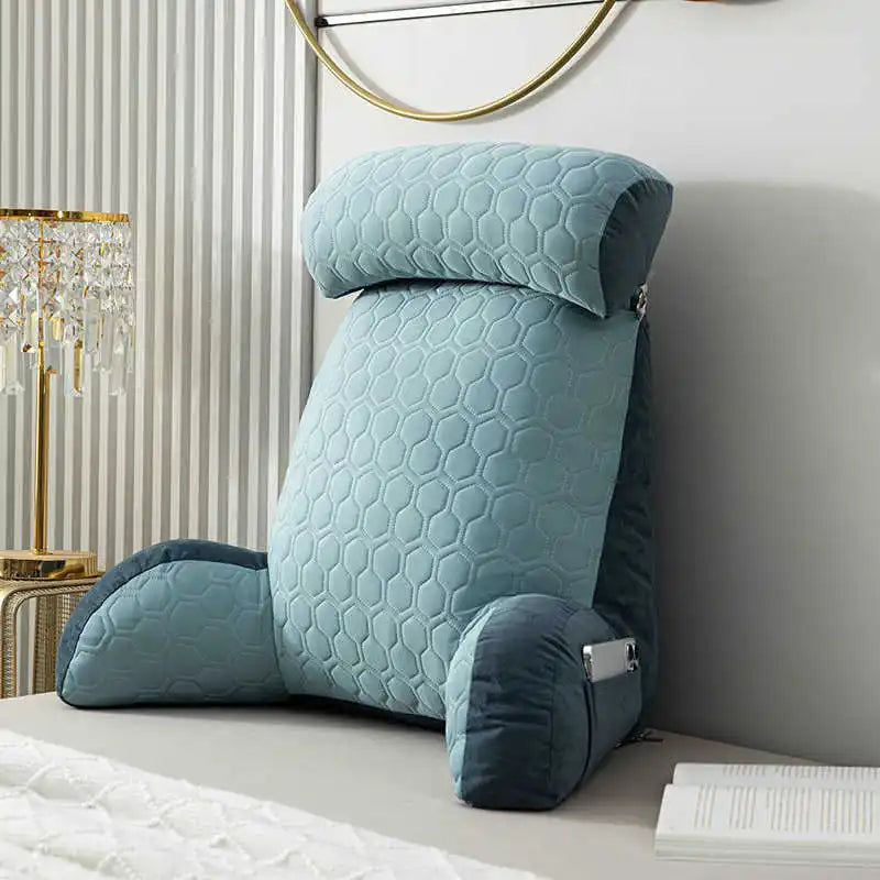 Ultra Cool Latex Washable Comfy Reading Back Pillow - Image 5
