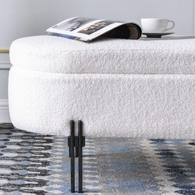 Luxury Storage Organizer Ottoman - Image 3