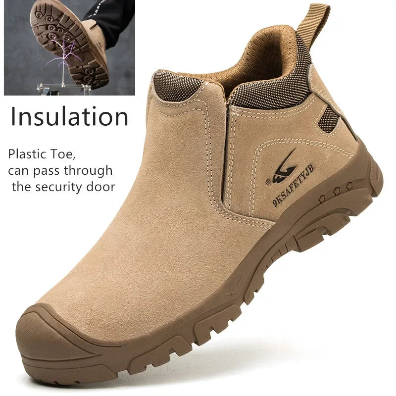 Scald-Proof Insulated Durable Slip-On Indestructible Work Shoes - Image 4
