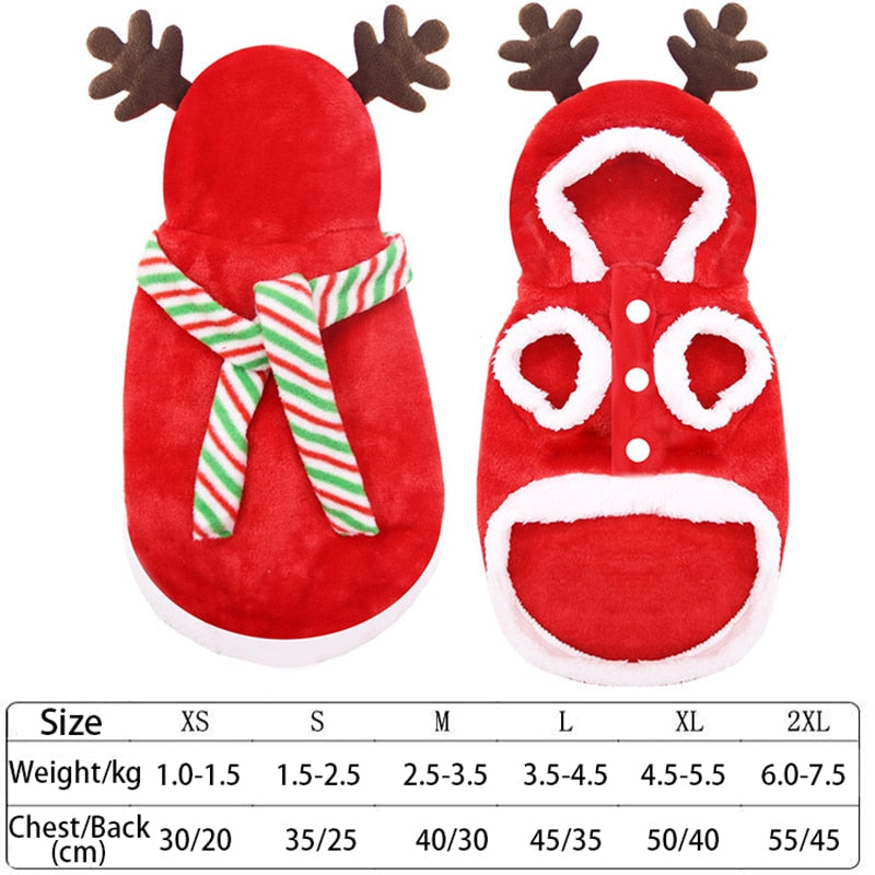 Santa Claus Home Winter Pet Costumes - Image 8