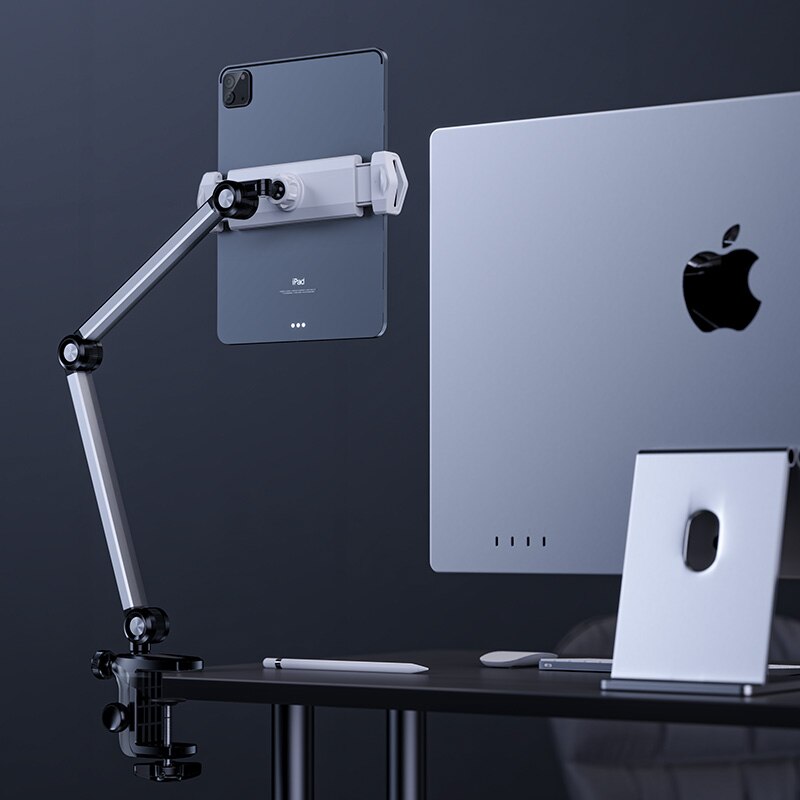Adjustable Smart Folding Metal Tablet Holder - Image 4