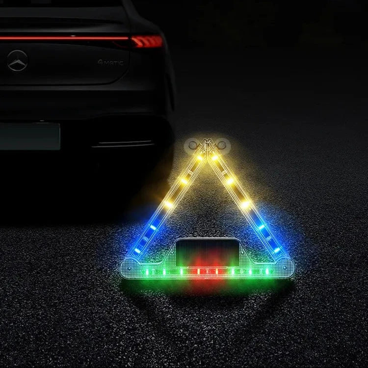 Solar LED Strobe Emergency Light Anti-Collision Warning Lamp - Image 0