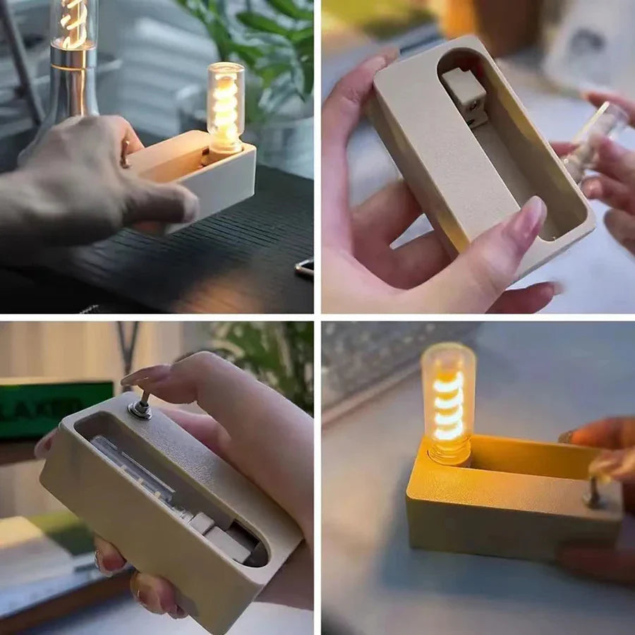 Mechanical Flip Rechargeable Night Lamp - Image 2