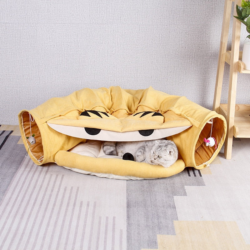 Pet Crawl Foldable Bed Tunnel Toy House - Image 9