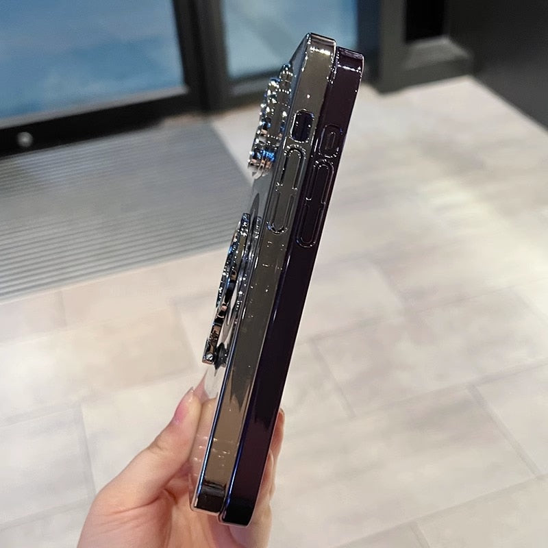 360 Rotating Transparent iPhone Holder Case - Image 11