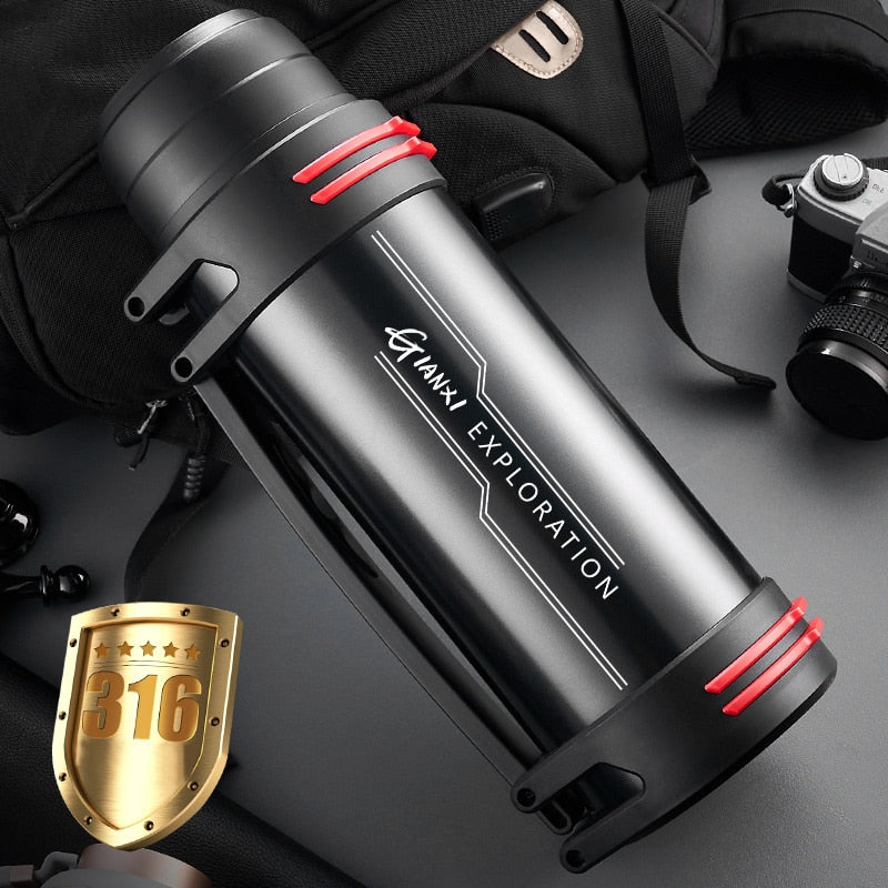 Giant Drink Stainless Steel Thermos Bottle - Image 0