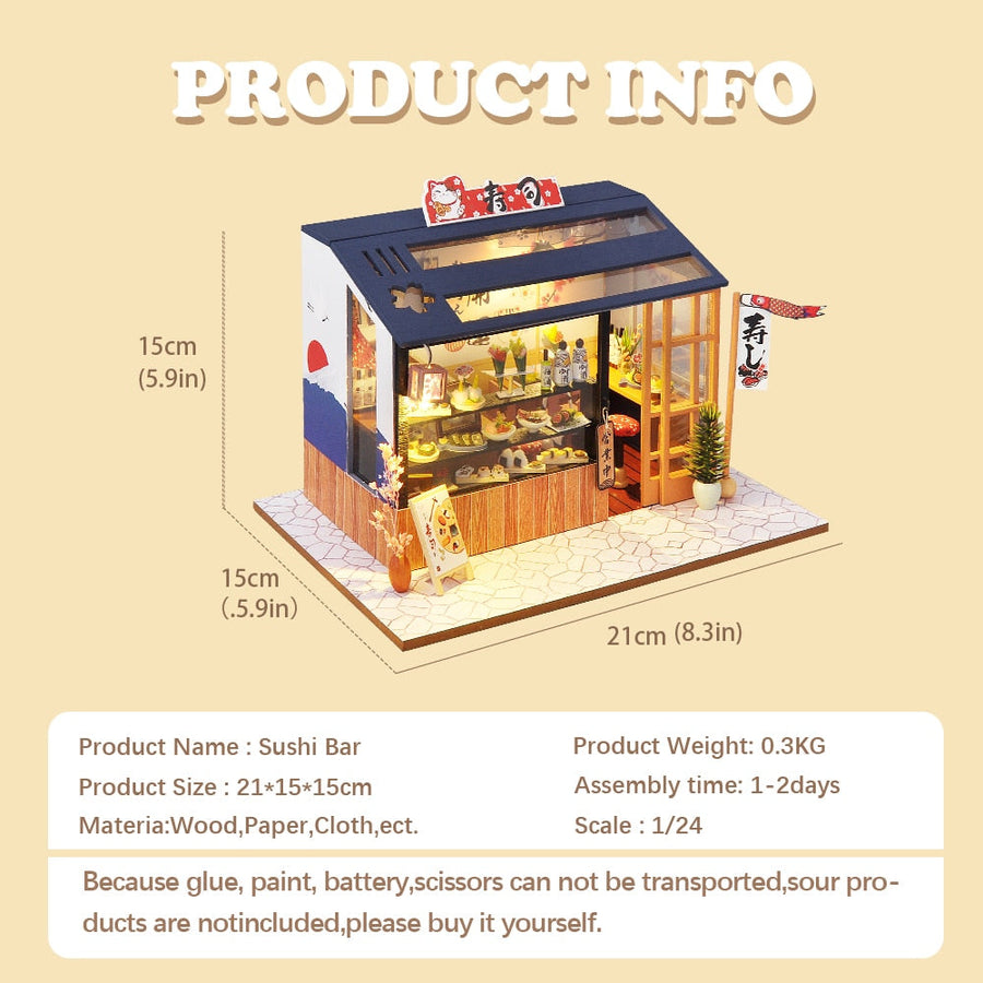 Miniature DIY Japanese Building Toys Kit - Image 10