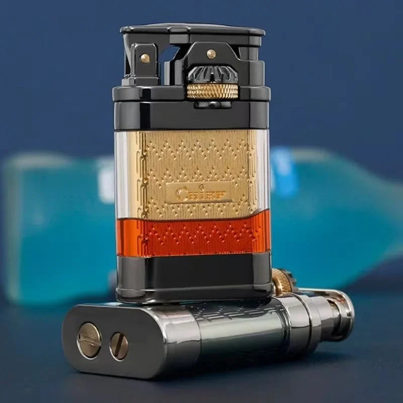 Modern Clear Tank Jet Flame Lighter - Image 1