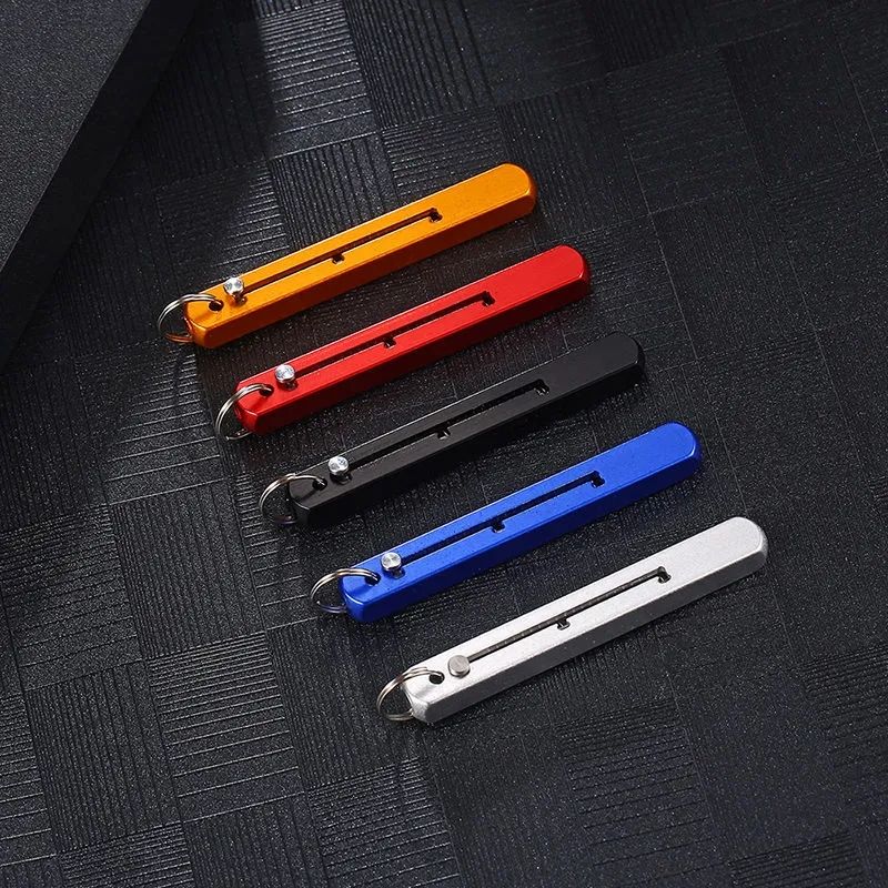 Compact Titanium Outdoor Defense Tool Keychain - Image 1