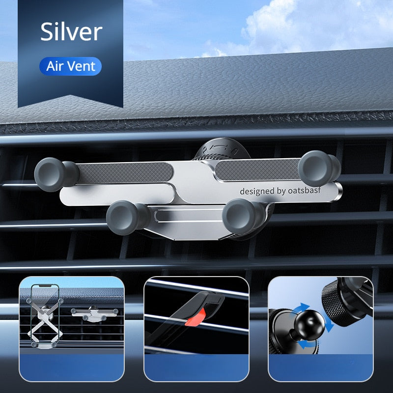 Invisible Rotatable Air Vent Mount Car Phone Holder - Image 7