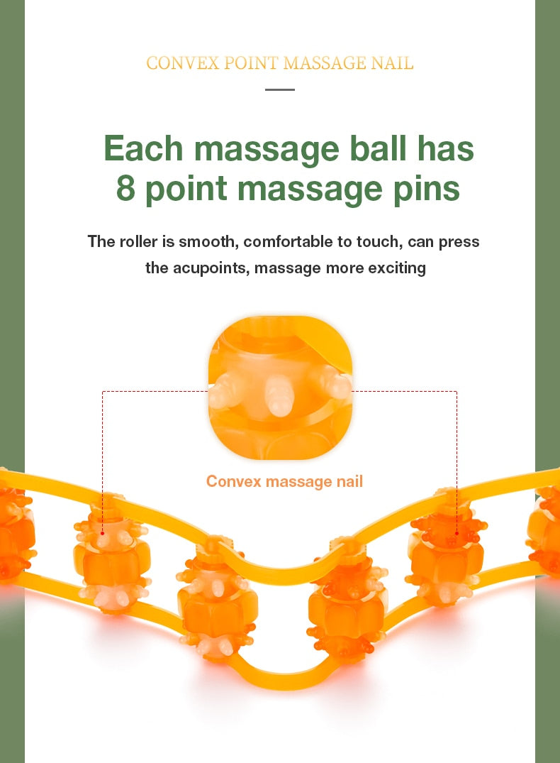 Multifunctional Body Neck Massage Roller - Image 3