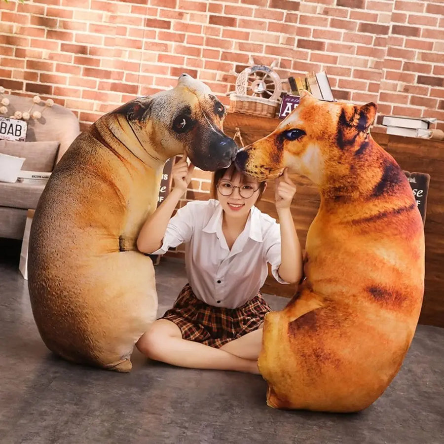 Realistic Dog Soft Dog Plush Pillows - Image 6
