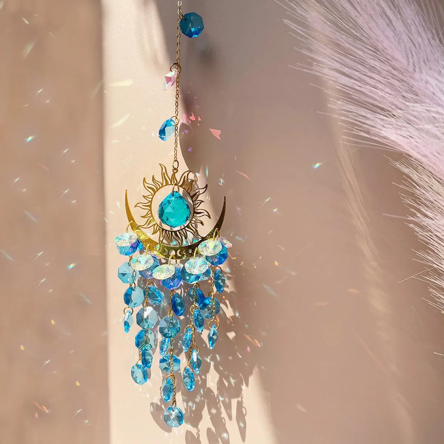 Radiant Moonlit Quartz Prism Suncatcher - Image 4