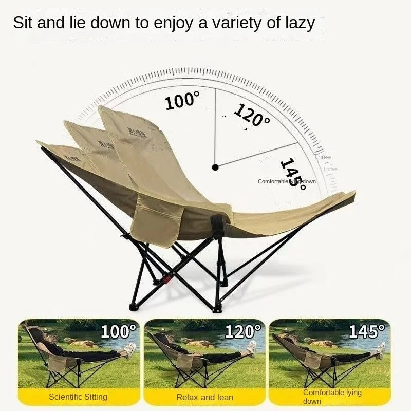 Relax Everywhere Reclining Outdoor Lounge Camping Chair - Image 3