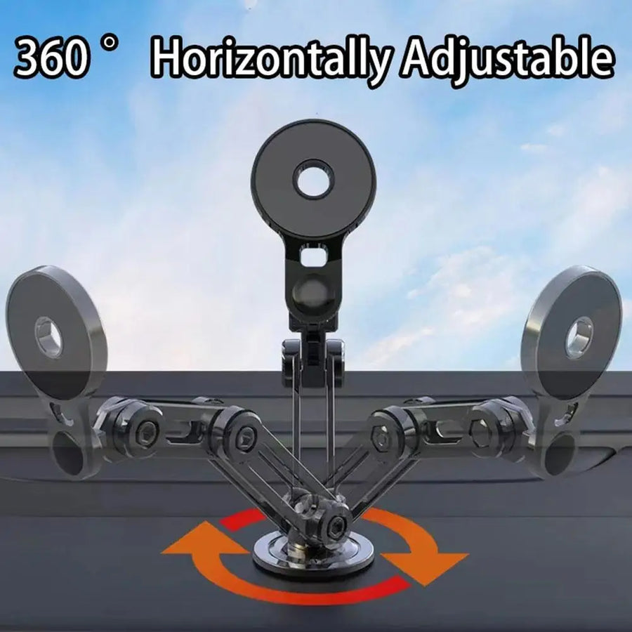 Rotatable Magnetic Suction Mechanical Arm Car Phone Holder - Image 1