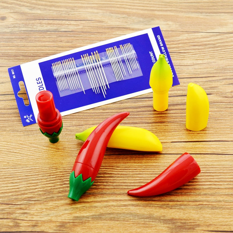 Chili Pepper Sewing Needle Toothpick Holder Case - Image 2