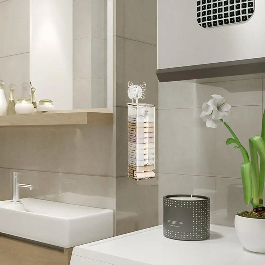 Transparent Multifunctional Wall-Mounted Sock Organizer - Image 6
